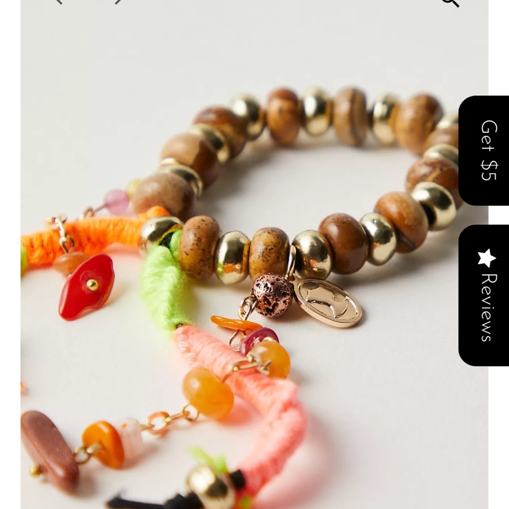 Free People X ARIANA OST Dripping In Sun hair tie - Picture 4 of 10